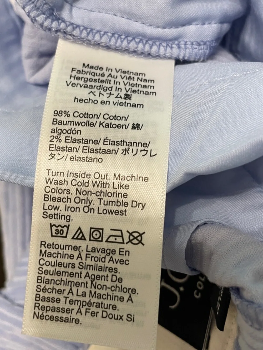 J.Crew Collection Kate Italian Corduroy Pants NWT Size 4 Light Blue Straight Leg